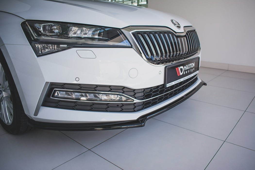 MAXTON DESIGN | Front diffuser V.1 Skoda Superb Liftback / Combi Mk3 Facelift
