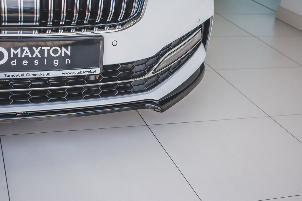 MAXTON DESIGN | Front diffuser V.1 Skoda Superb Liftback / Combi Mk3 Facelift