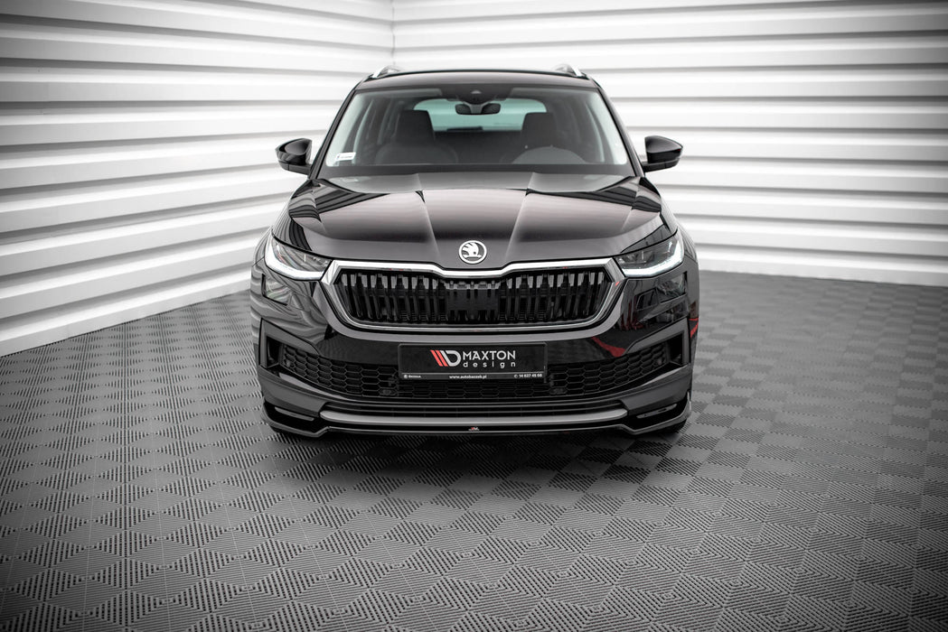 MAXTON DESIGN | Front diffuser V.2 Skoda Kodiaq Mk1 Facelift