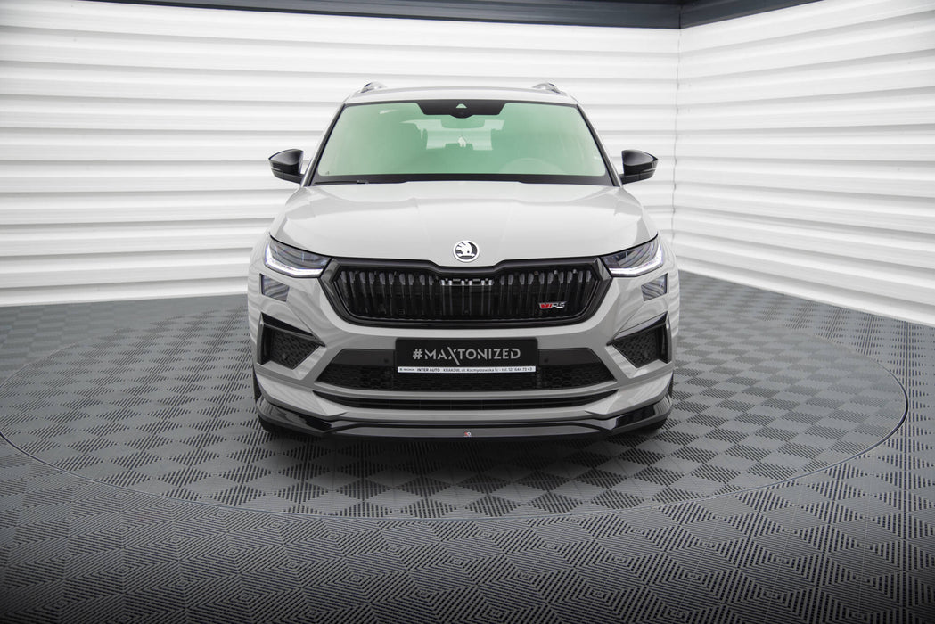 MAXTON DESIGN | Front diffuser V.2 Skoda Kodiaq RS Mk1 Facelift