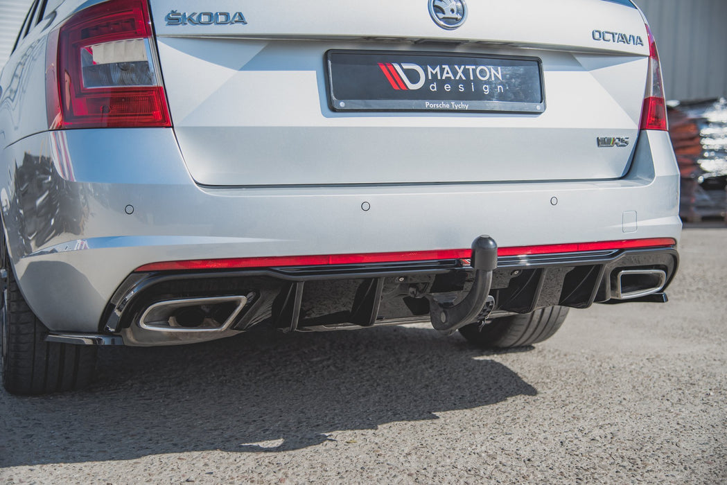 MAXTON DESIGN | Rear apron V.2 Skoda Octavia RS Mk3 / Mk3 FL Hatchback / Estate