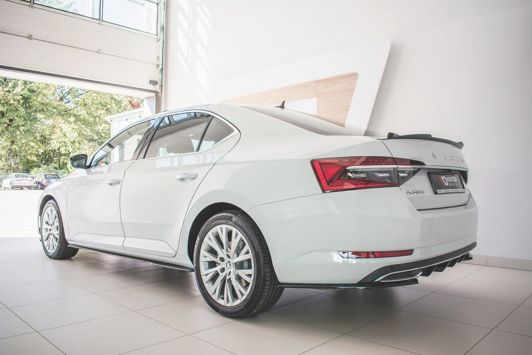 MAXTON DESIGN | Side skirts diffuser Skoda Superb Liftback / Combi Mk3 Facelift