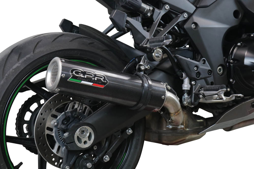K.180.E5.M3.PP | G.P.R  EXHAUST  | Kawasaki NINJA 1000 SX  M3 POPPY , SLIP-ON 2021-2024