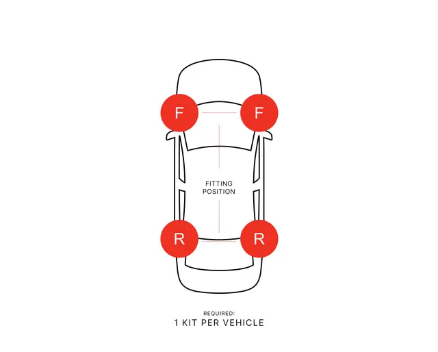 1200-100 | KONI SHOCK |GTS COILOVER KIT | Skoda VRS 230/245 Multi Link Rear Set