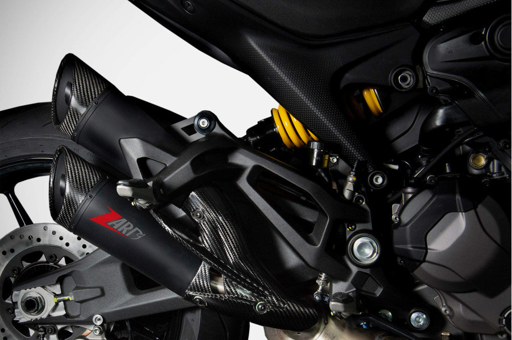ZDU130S10SCR-B | ZARD EXHAUST |  DUCATI MONSTER 937 21-23 SLIP-ON 2021-23