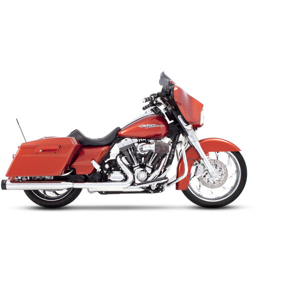 Rinehart Racing | Chrome 4 in. Slip-On Mufflers w/Chrome End Caps