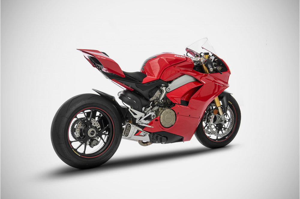 ZDU004S10TSR | ZARD EXHAUST | DUCATI PANIGALE V4/V4S  COMPENSED SLIP-ON 2018-2019