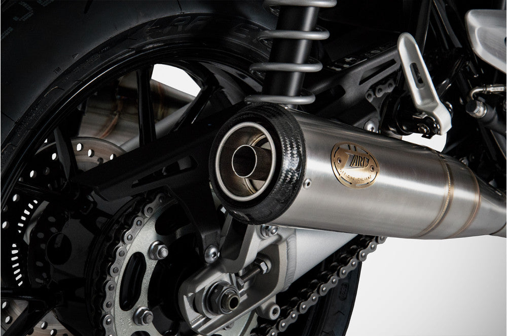 ZTP090S10SSR | ZARD EXHAUST | TRIUIMPH SPEED TWIN 1200 2021-23/THRUXTON R/ RS 1200 21-23  "CONICAL" SLIP-ON 2021-2023