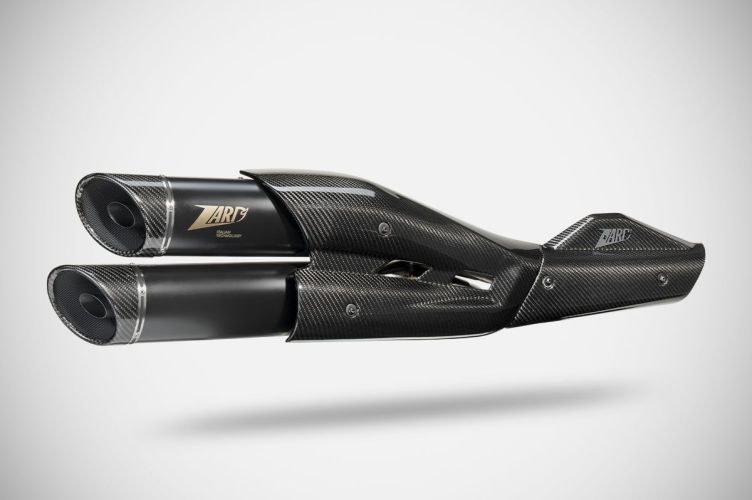 ZHD007S10SCR-B | ZARD EXHAUST | HARLEY DAVIDSON | SPORTSTER S | "TOP GUN" SLIP-ON KIT 2021-24