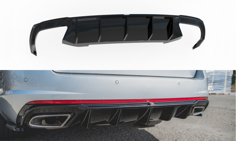 MAXTON DESIGN | Rear apron V.2 Skoda Octavia RS Mk3 / Mk3 FL Hatchback / Estate