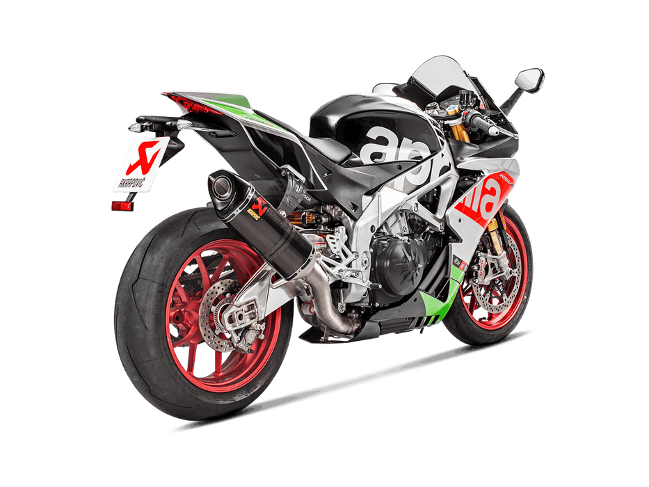 S-A10SO9-RC | AKRAPOVIC | Aprilia TUONO V4 2017 -2020 Slip-On Line (Carbon)