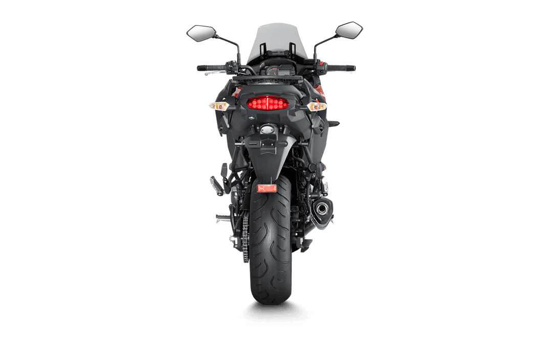 S-K10SO20-HZT | AKRAPOVIC  | Kawasaki Versys 1000 2012 -2018 Slip-On Line (Titanium)