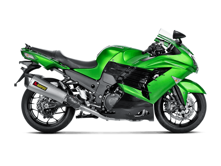 S-K14R3-ZAAT | AKRAPOVIC | Kawasaki ZZR 1400, ZX14R 2012 -2020 Racing Line (Titanium)