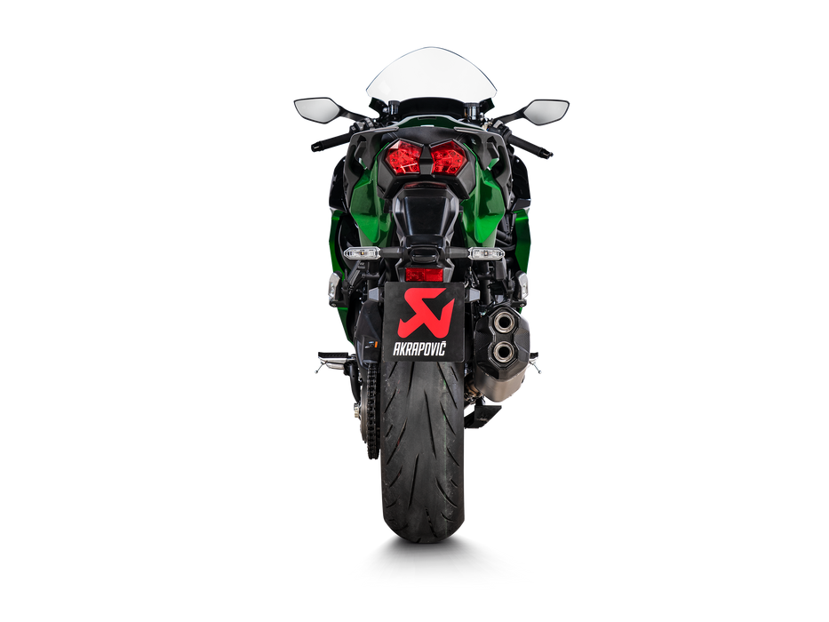 S-K10SO30-HGIT | AKRAPOVIC  | Kawasaki  Ninja H2 SX  2023-25 | Slip-On Line (Titanium)