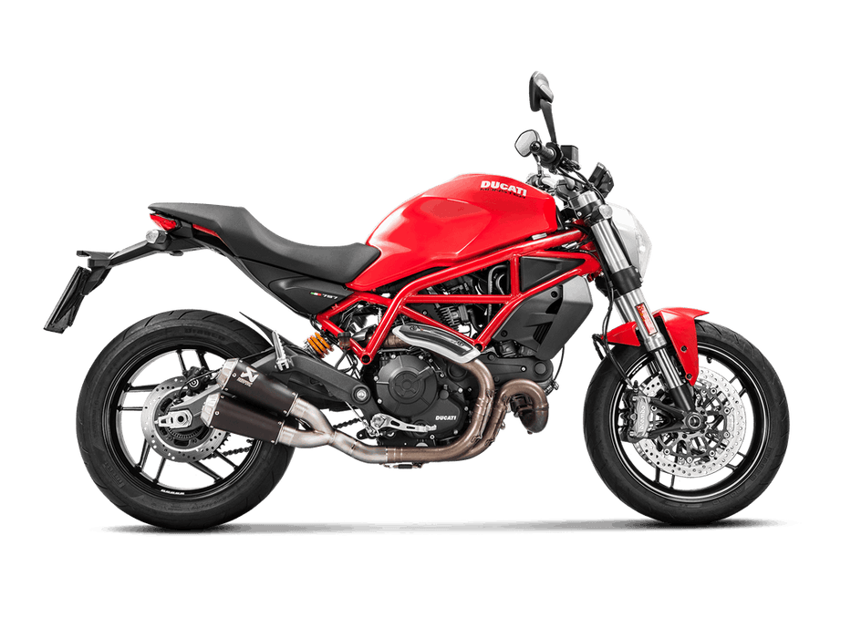 S-D8SO4-CUBTBL/1 | AKRAPOVIC | Ducati Monster 797/797+/659 2017 -2020 Slip-On Line (Titanium)