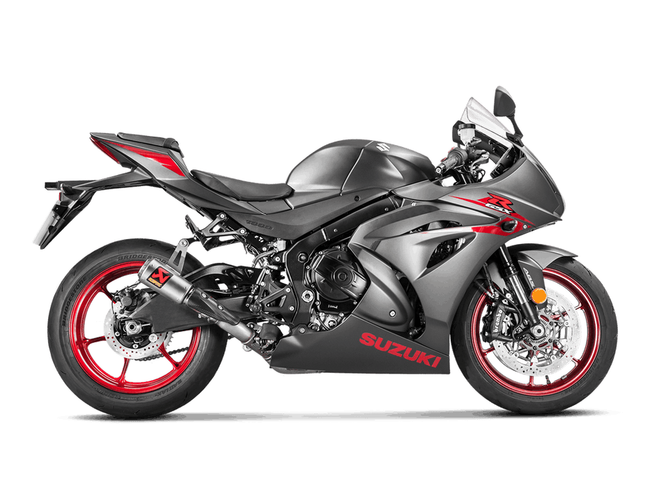S-S10SO13-CUBT | AKRAPOVIC | Suzuki GSX-R 1000 2017 -2020 Slip-On Line (Titanium)