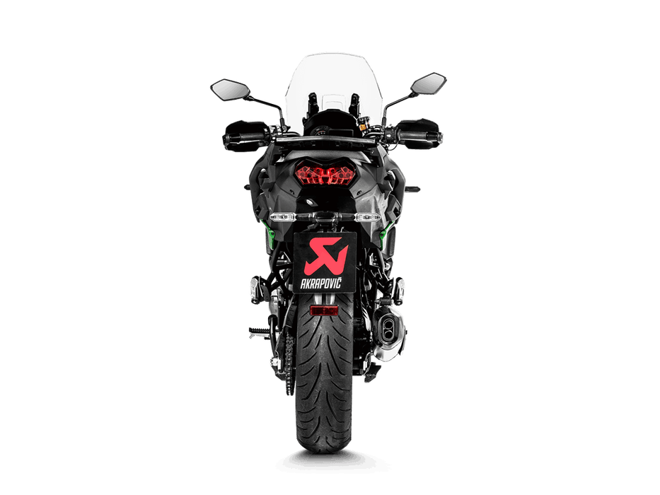 S-K10SO22-HWT | AKRAPOVIC  | Kawasaki Versys 1000 2019 -2024 Slip-On Line (Titanium)