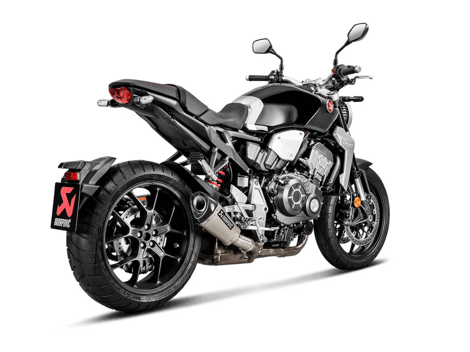 S-H10SO21-ASZT | AKRPOVIC | Honda CB 1000 R 2018-2020 Slip-On Line (Titanium) - Shorty