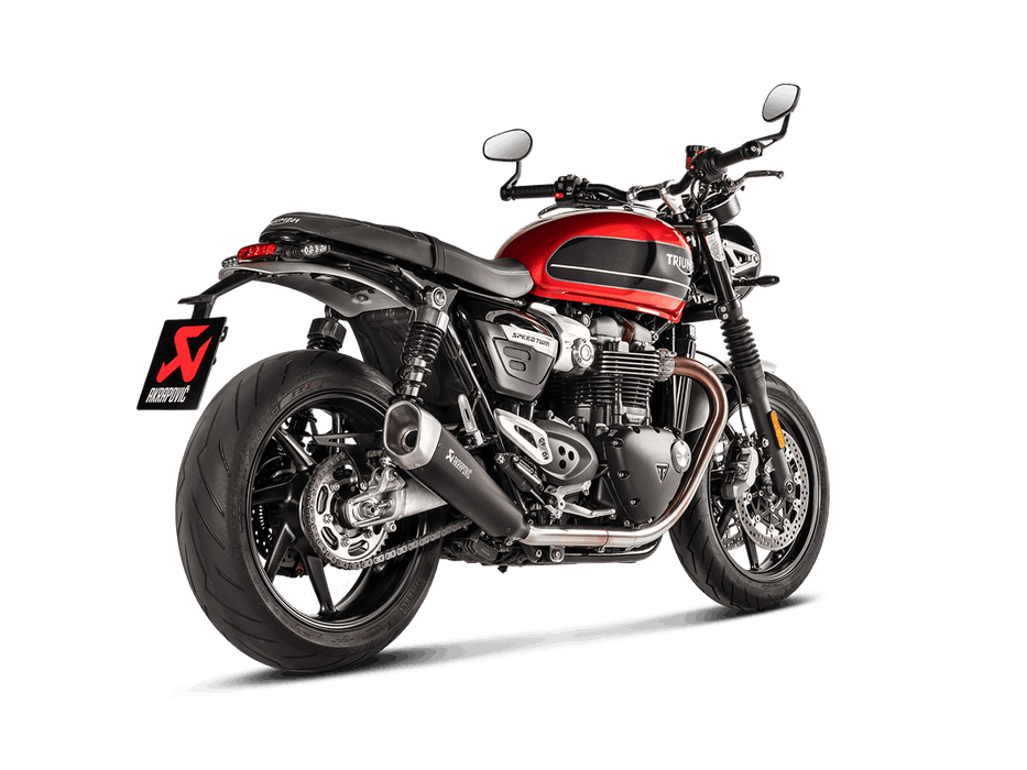 S-T12SO2-HCQTBL | Akrapovic | Triumph Speed Twin 2019 -2020 Slip-On Line (Titanium)