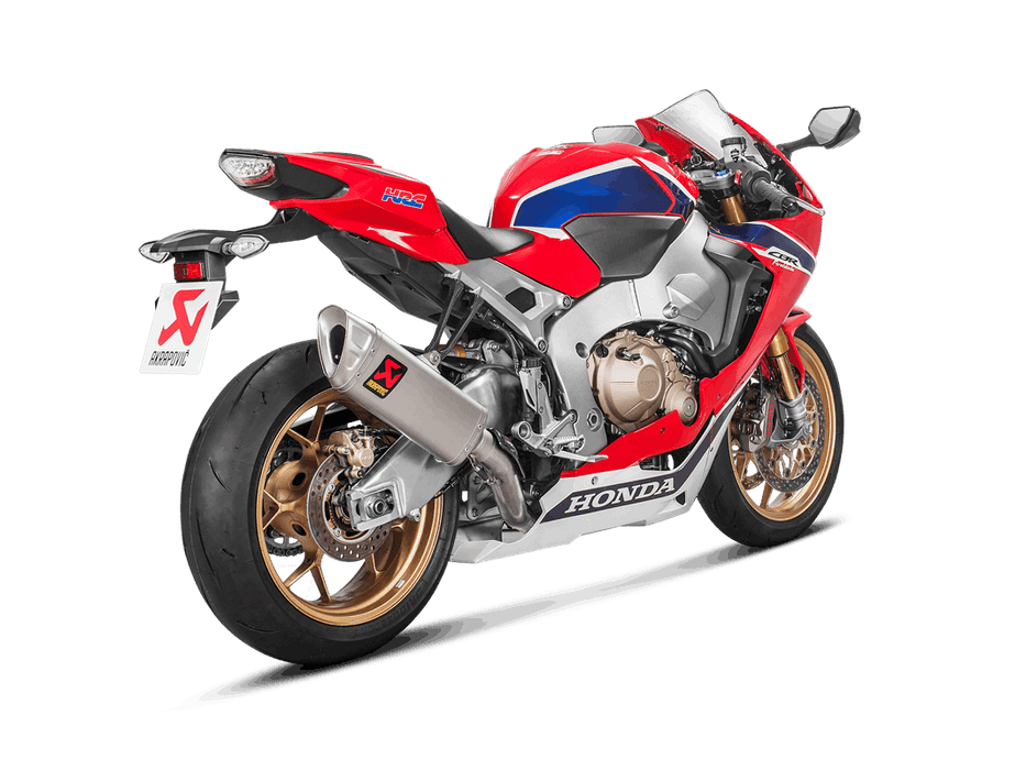 S-H10R8-APLT | AKRPOVIC | Honda CBR 1000 RR  2017-2019 Racing Line (Titanium)