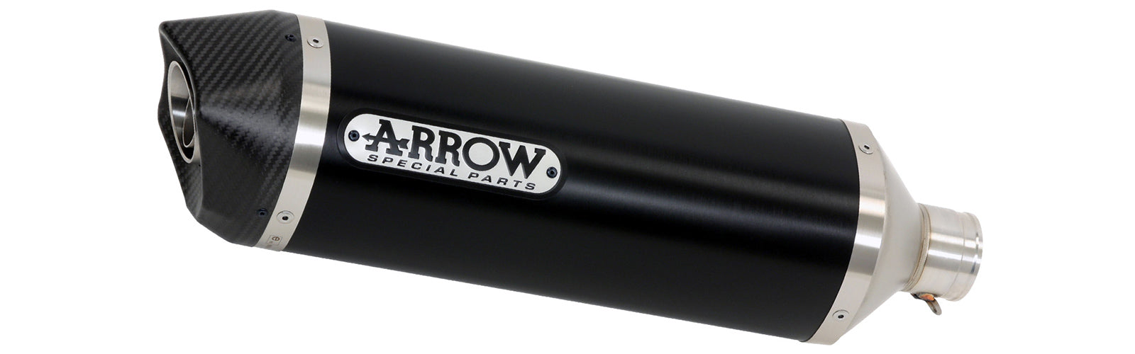 71914AK | ARROW EXHAUST | for Kawasaki Ninja 1000SX 2021-2024 | Indy-Race Aluminium silencer with carby end cap