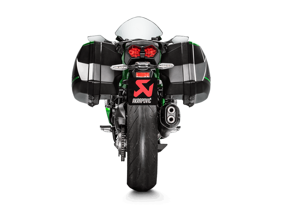 S-K10SO21-HRAABL | AKRAPOVIC | Kawasaki Ninja H2 SX 2018 -2020 Slip-On Line (Titanium)
