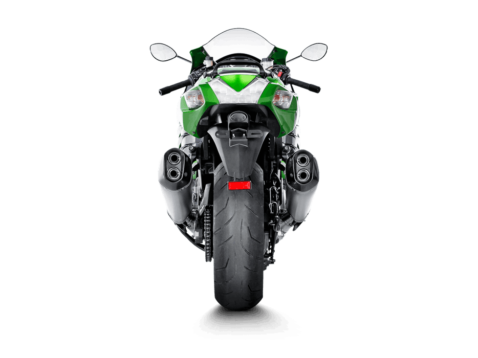 S-K14R3-ZAAT | AKRAPOVIC | Kawasaki ZZR 1400, ZX14R 2012 -2020 Racing Line (Titanium)