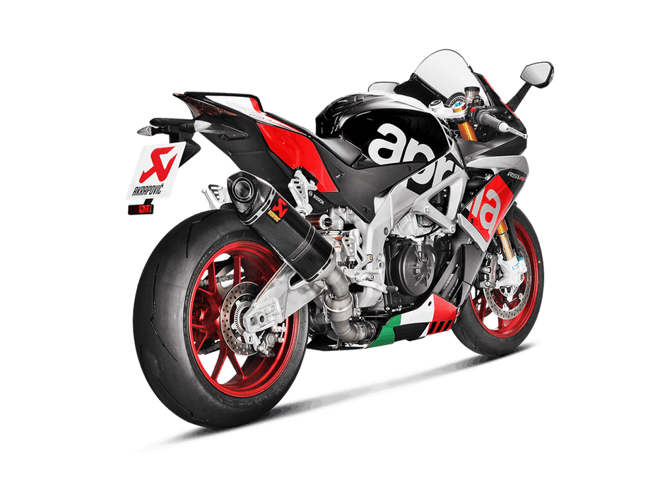 S-A10SO8-RC | AKRAPOVIC | Aprilia RSV4 2015 -2016 Slip-On Line (Carbon)