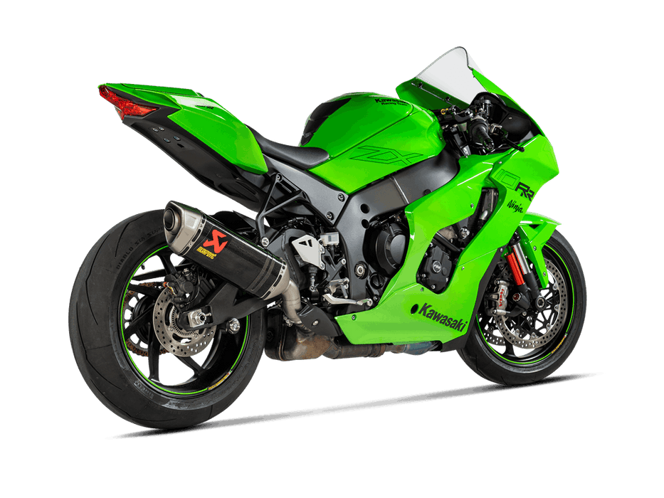 S-K10SO27-HRC | AKRAPOVIC | Kawasaki ZX-10R 2021-25 Slip-On Line (Carbon)