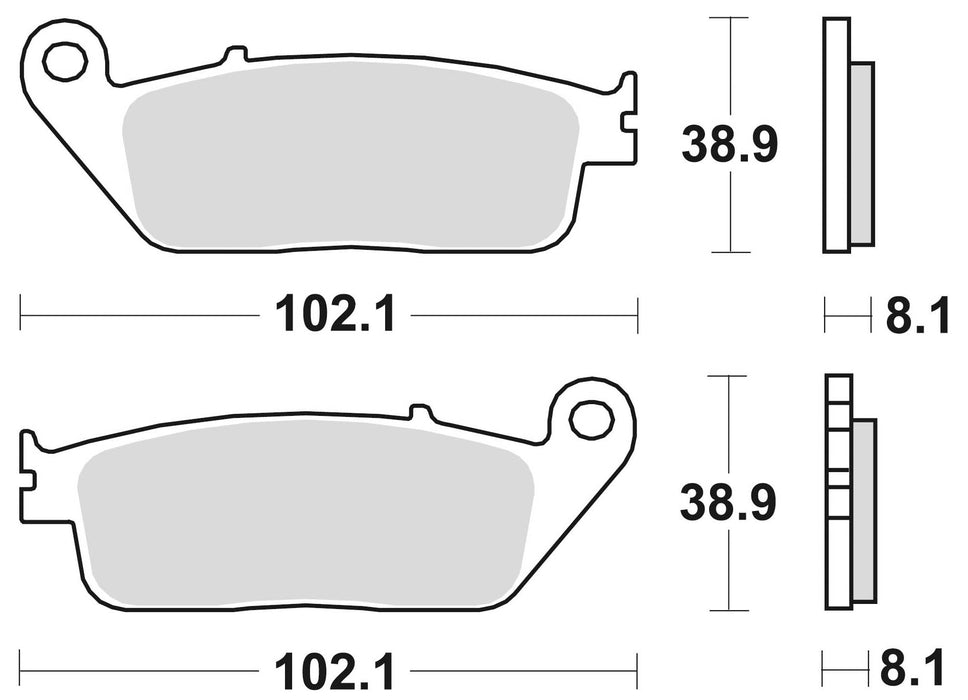 Braking 716CM55 Sintered Pad Set | High-Performance Brake Pads
