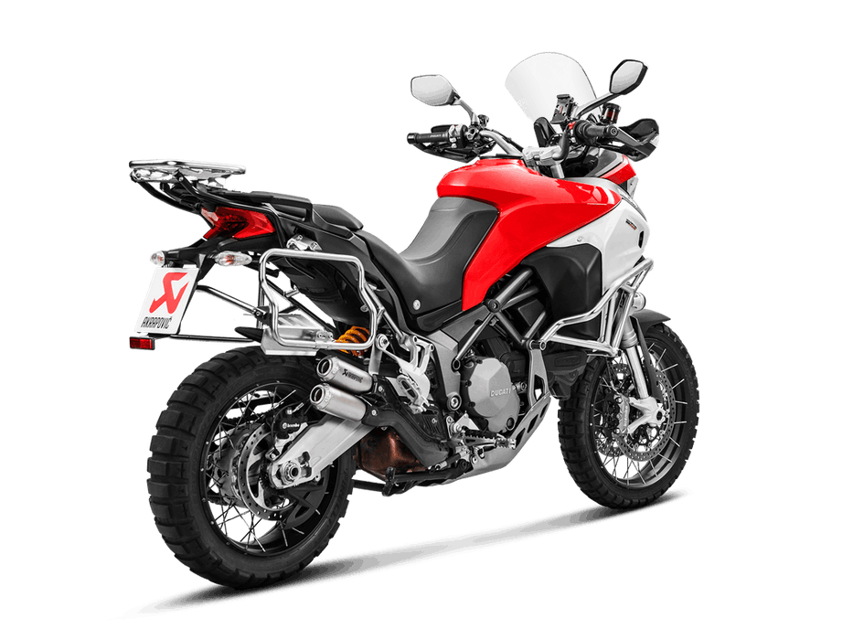 S-D9SO10-HIFFT | AKRAPOVIC | Ducati Multistrada 1200 Enduro 2017 -2018 Slip-On Line (Titanium)