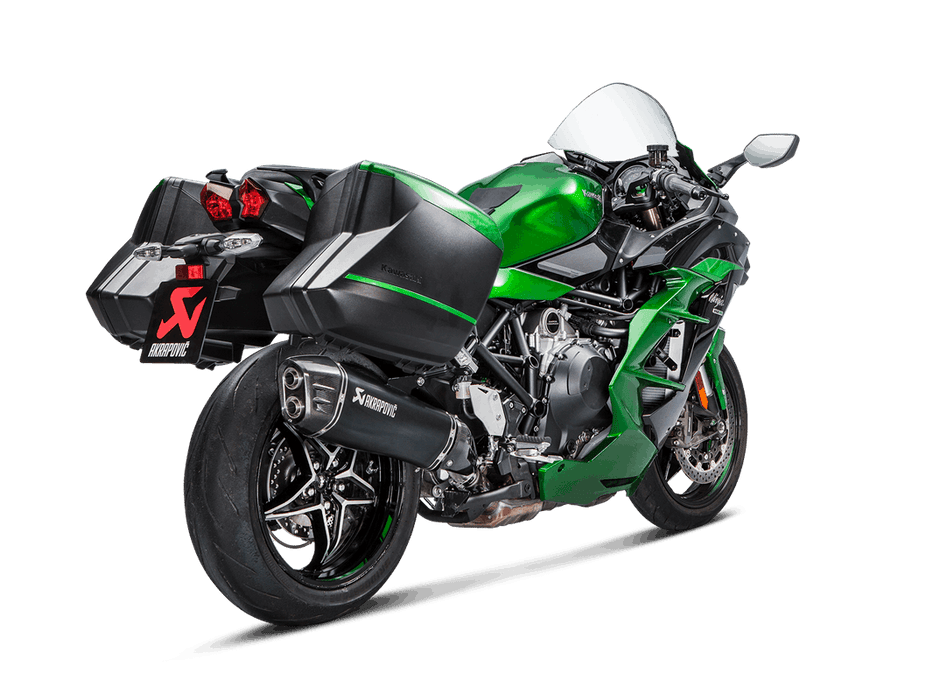 S-K10SO21-HRAABL | AKRAPOVIC | Kawasaki Ninja H2 SX 2018 -2020 Slip-On Line (Titanium)