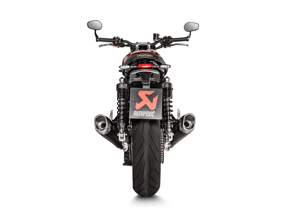 S-T12SO2-HCQTBL | Akrapovic | Triumph Speed Twin 2019 -2020 Slip-On Line (Titanium)