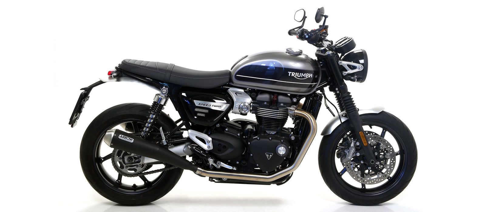 71664MI | ARROW EXHAUST | for Triumph Speed Twin  1200 2019-20 | Non catalized racing collectors