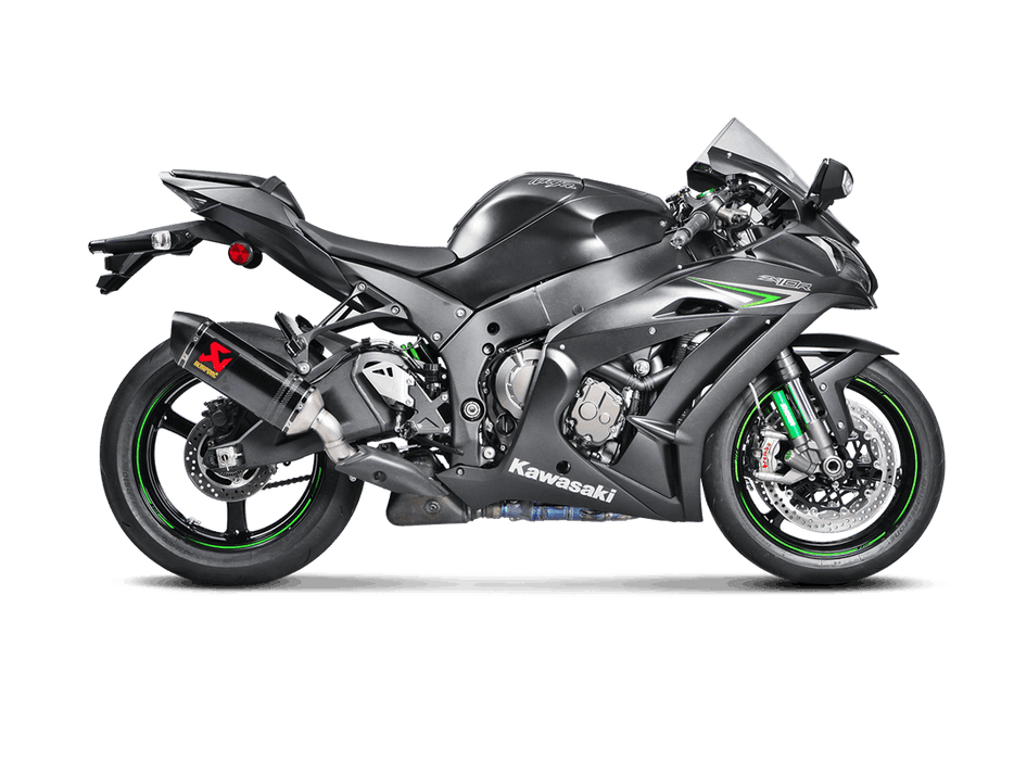 S-K10SO16-HZC|  AKRAPOVIC | Kawasaki Ninja ZX-10R 2016 -2020 Slip-On Line (Carbon)