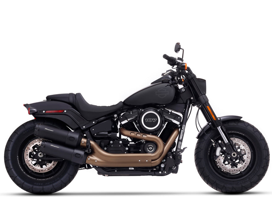 500-1220 | Rinehart Racing| 2018-24- Milwaukee Eight (M8) Fat Bob - 4.5 Slip-ons