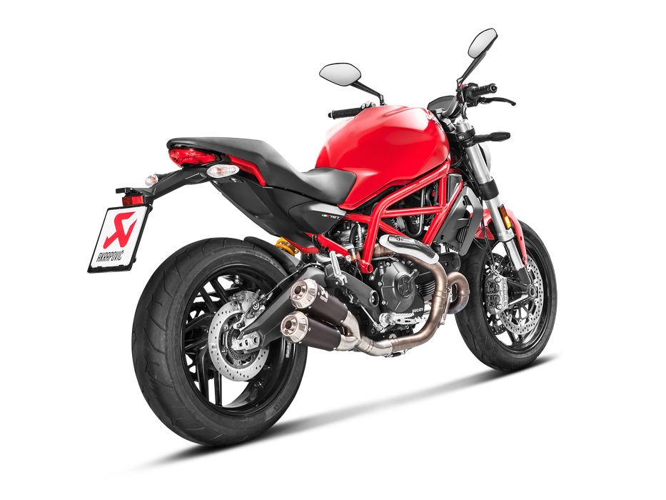 S-D8SO4-CUBTB/1 | ARAPOVIC | DUCATI | MONSTER 797/797+/659 2017-2020 - Slip-On Line (Titanium)