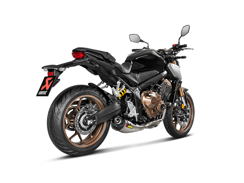 S-H6R11-AFT | AKRPOVIC | Honda CBR 650 F 2014-2018 Racing Line (Titanium)
