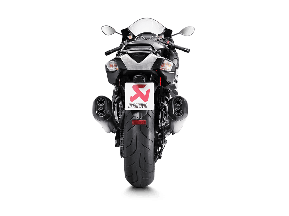 S-K14SO6-HZAAT | AKRAPOVIC | Kawasaki ZZR 1400, ZX14R 2012 -2020 Slip-On Line (Titanium)