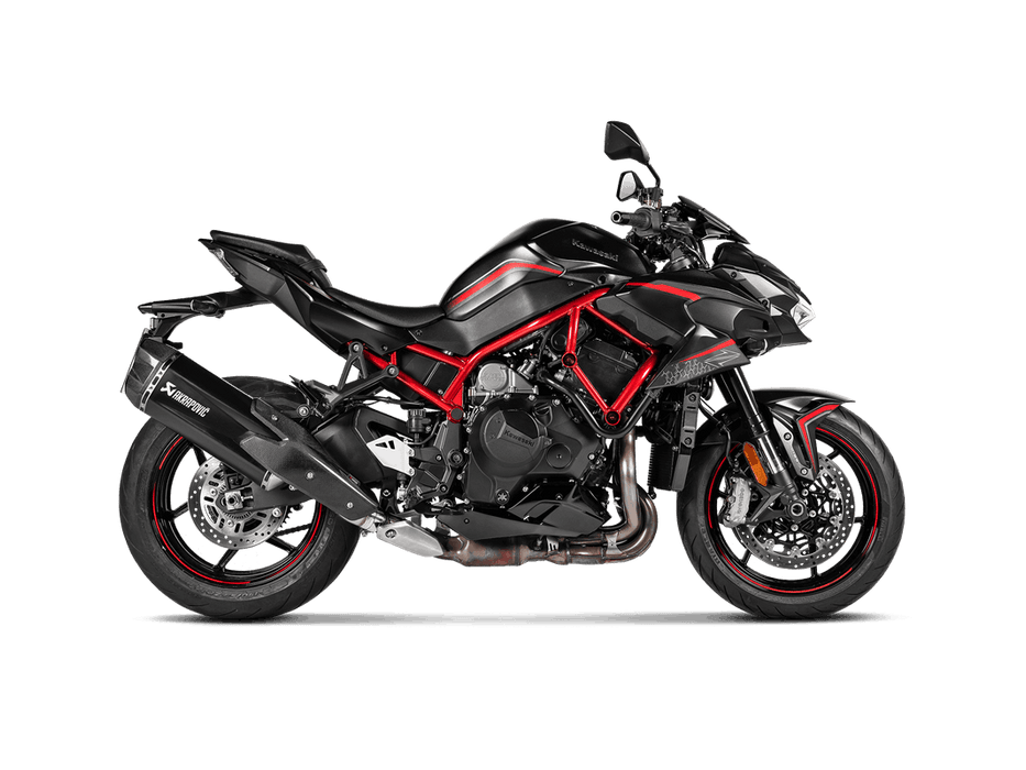 S-K10SO25-HGITBL| AKRAPOVIC | Kawasaki Z H2 2020 -2021 Slip-On Line (Titanium)
