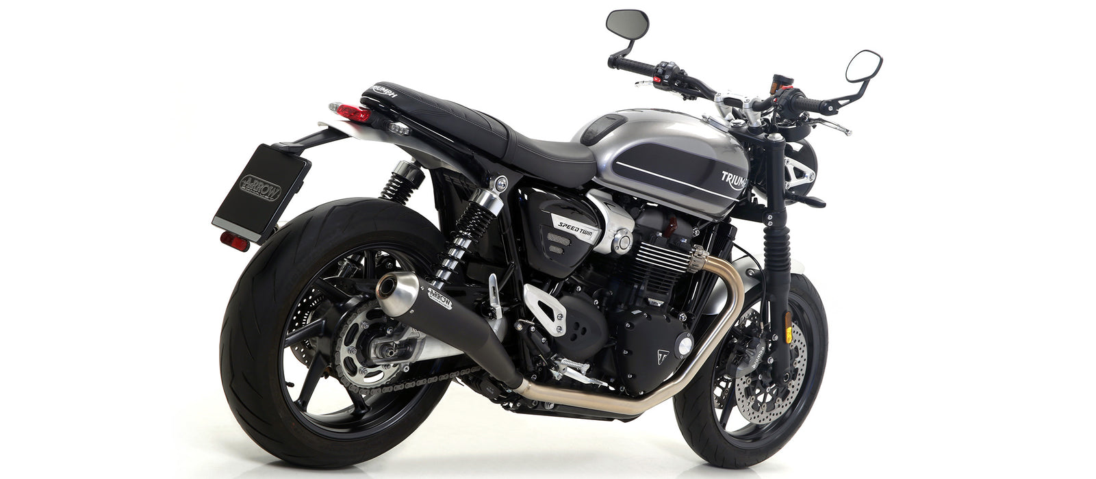 71664MI | ARROW EXHAUST | for Triumph Speed Twin  1200 2019-20 | Non catalized racing collectors