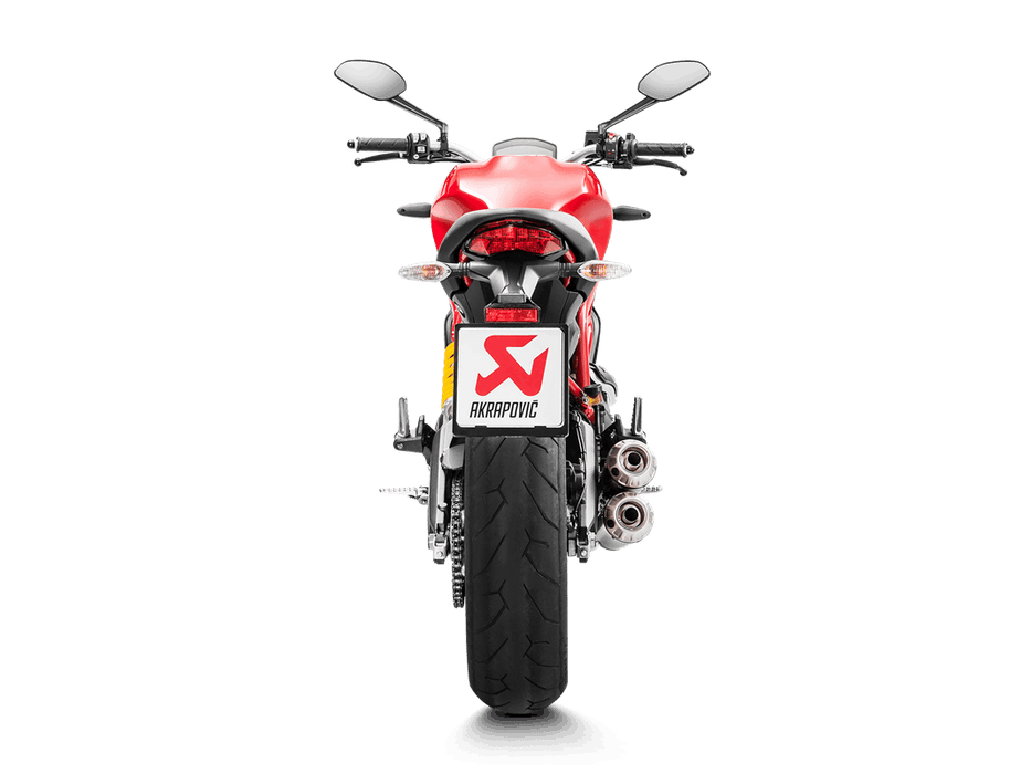 S-D8SO4-CUBTBL/1 | AKRAPOVIC | Ducati Scrambler Café Racer 2017 -2020 Slip-On Line (Titanium)