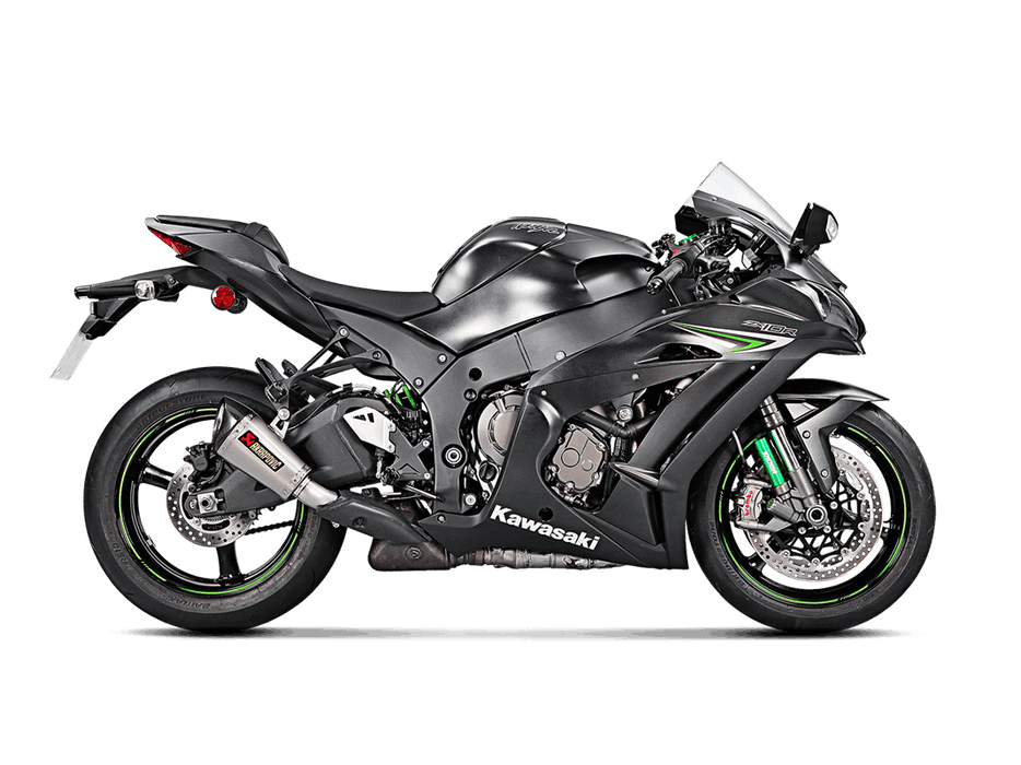 S-K10SO17-ASZ |  AKRAPOVIC | Kawasaki Ninja ZX-10R 2016 -2020 Slip-On Line (Titanium)