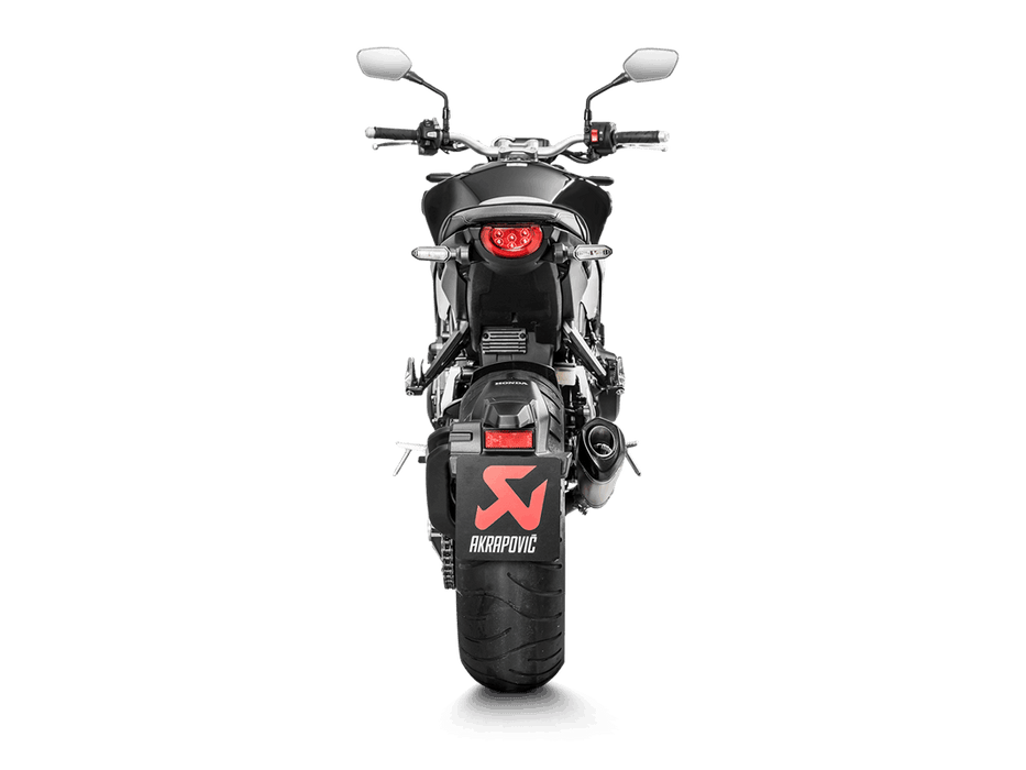 S-H10SO21-ASZT | AKRPOVIC | Honda CB 1000 R 2018-2020 Slip-On Line (Titanium) - Shorty