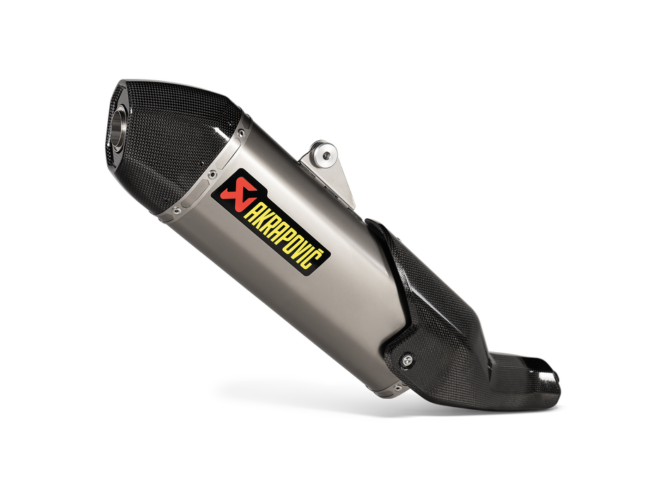 S-D9SO19-HJAT | AKRAPOVIC | Ducati DesertX 2022-2024 | Slip-On Line (Titanium)
