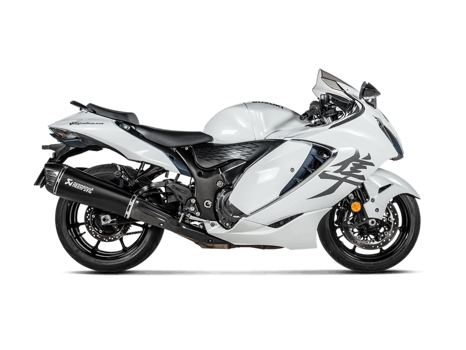 S-S13SO4-HRAATBL | AKRAPOVIC | Suzuki GSX-1300R Hayabusa 2021 -2025 Slip-On Line (Titanium)
