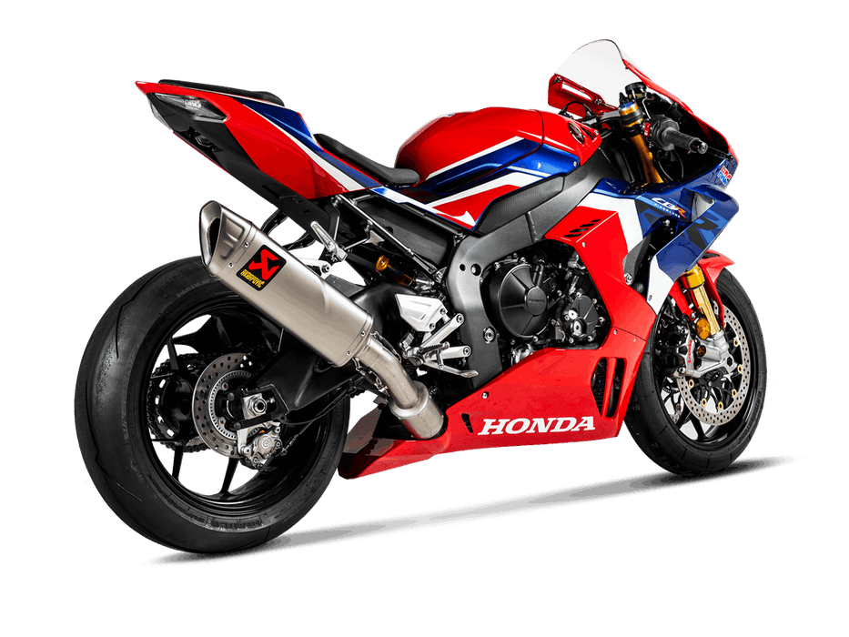 S-H10SO25-APLT/TD | AKRPOVIC | Honda CBR 1000RR-R Fireblade / SP 2020-2024 Slip-On Line (Titanium) Track Day