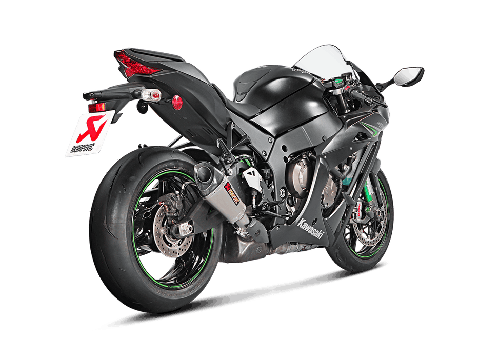 S-K10SO17-ASZ |  AKRAPOVIC | Kawasaki Ninja ZX-10R 2016 -2020 Slip-On Line (Titanium)
