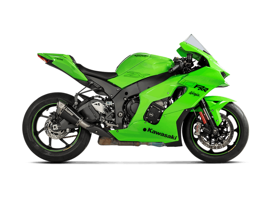 S-K10SO28-ASZTBL | AKRPOVIC | Kawasaki ZX-10R 2021-2025 Slip-On Line (Titanium)