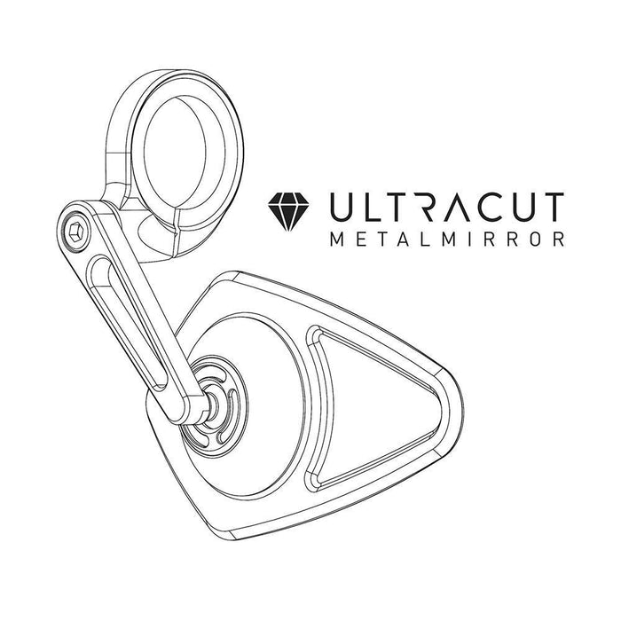 7001020 | Moto Gadget | m.view Blade bar end mirror